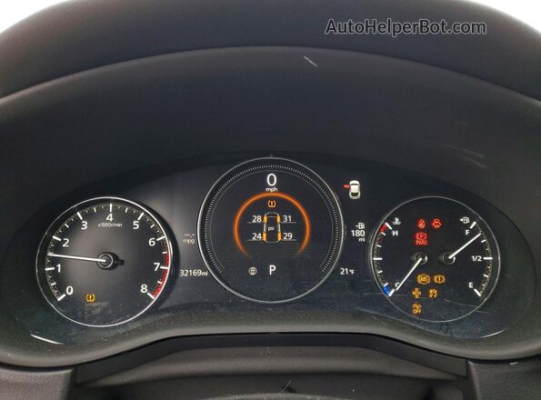 3MVDMBBLXNM428167 2022 MAZDA CX-30 White Widok zestawu wskaźników