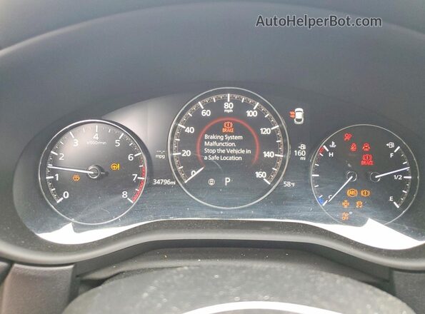 3MVDMBBM4PM533833 2023 MAZDA CX-30 Black Instrument cluster view