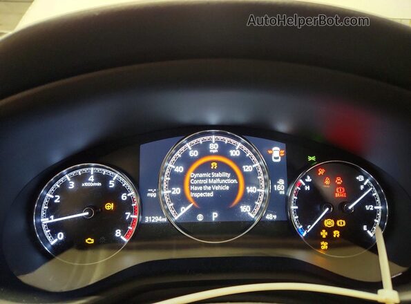 3MVDMBBM5PM534232 2023 MAZDA CX-30 White Vista del cuadro de instrumentos