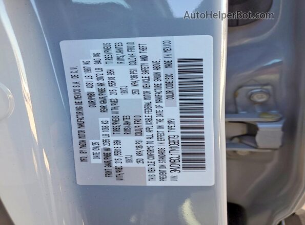 3MVDMBCL1TM109879 2026 MAZDA CX-30 Gray Widok naklejki z numerem VIN