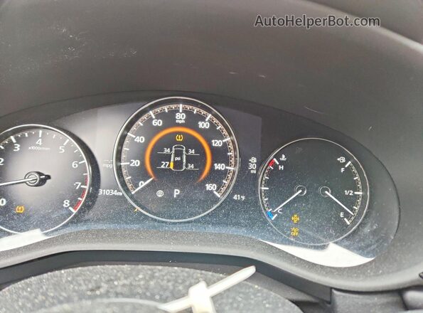 3MVDMBCM4PM538397 2023 MAZDA CX-30 Blue Вид щитка приладів