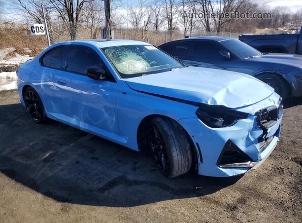 3MW43CM05T8F99702 2026 BMW M2 Blue Առջևի աջ