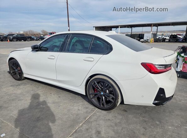 3MW49FF00P8D47231 2023 BMW M3 White უკანა მარცხენა