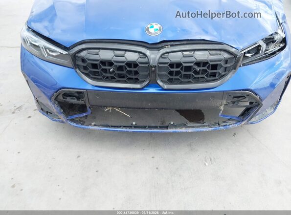 3MW49FF01R8E14857 2024 BMW M3 Blue Front view