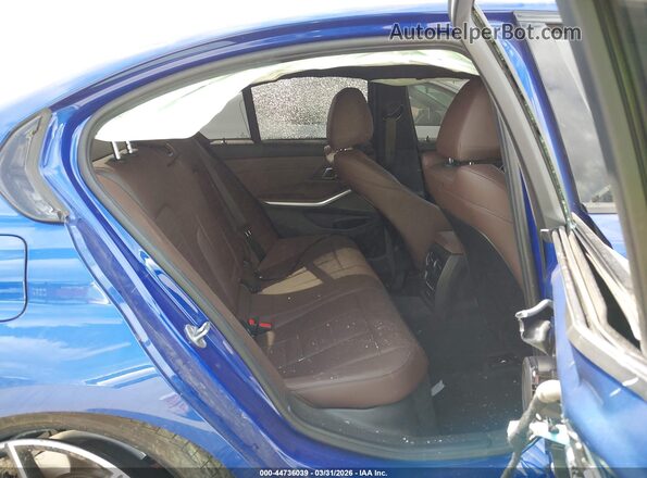 3MW49FF01R8E14857 2024 BMW M3 Blue VIN sticker view
