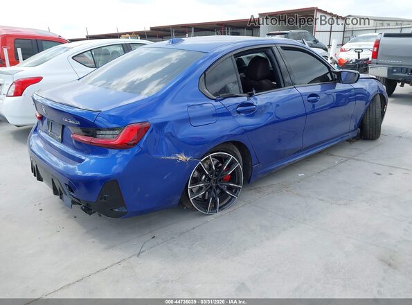 3MW49FF01R8E14857 2024 BMW M3 Blue Rear right