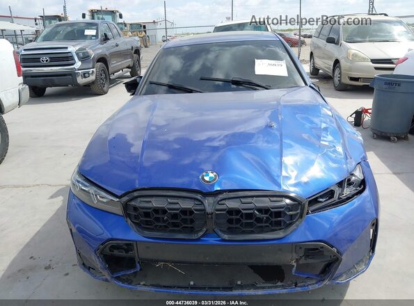 3MW49FF01R8E14857 2024 BMW M3 Blue Rear interior view