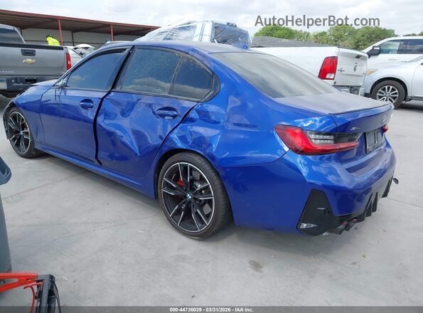 3MW49FF01R8E14857 2024 BMW M3 Blue Rear left