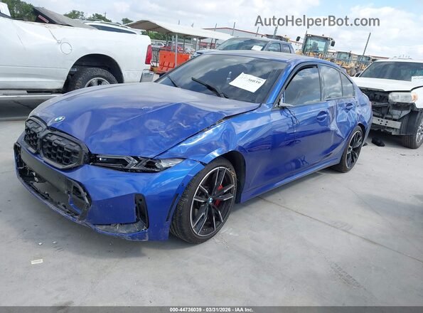 3MW49FF01R8E14857 2024 BMW M3 Blue Front left