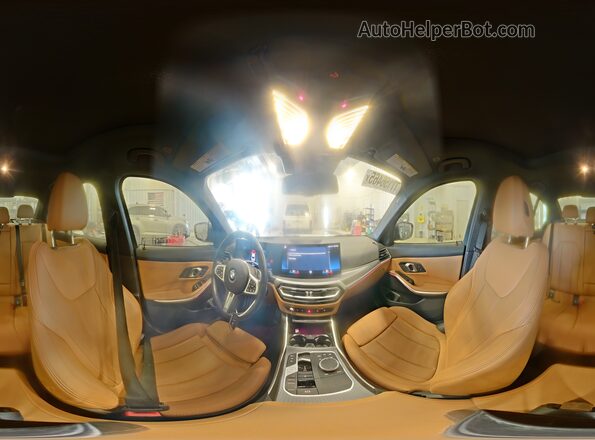 3MW49FF09R8E04688 2024 BMW M3 White Вид наклейки з VIN-кодом