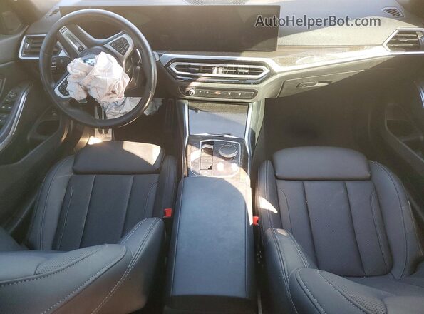 3MW49FS00P8D27454 2023 BMW M3 Gray Առջևի վահանակի տեսք
