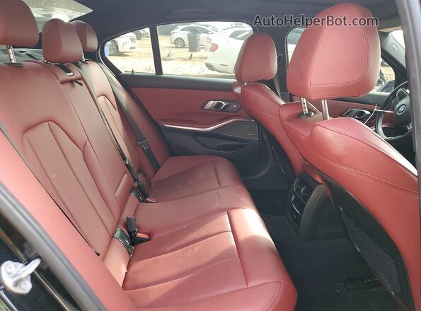 3MW49FS01P8D04510 2023 BMW M3 Black უკანა სავარძლების ხედი