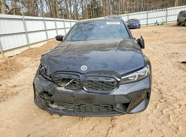 3MW49FS01P8D04510 2023 BMW M3 Black წინა ხედი