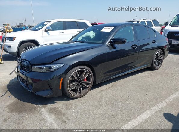 3MW49FS06P8C90071 2023 BMW M3 Черный Передняя левая четверть