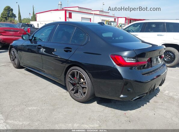 3MW49FS06P8C90071 2023 BMW M3 Черный Задняя левая четверть