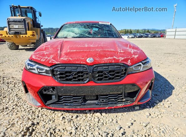 3MW49FS06P8D32125 2023 BMW M3 Red Vista frontal