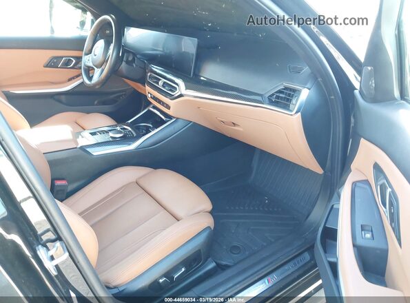 3MW49FS06R8E21891 2024 BMW M3 Black Вид салону спереду