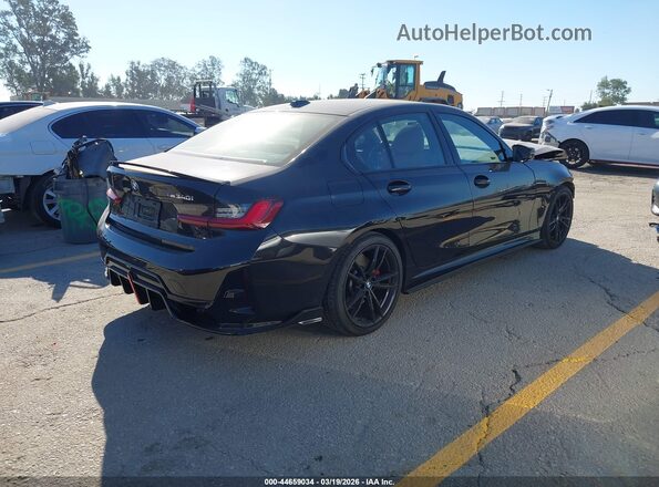 3MW49FS06R8E21891 2024 BMW M3 Black Задня права чверть