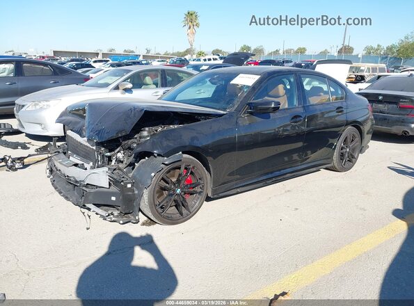 3MW49FS06R8E21891 2024 BMW M3 Black Передня ліва чверть
