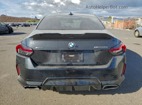 3MW53CM02N8C78644 2022 BMW M2 Black უკანა ხედი