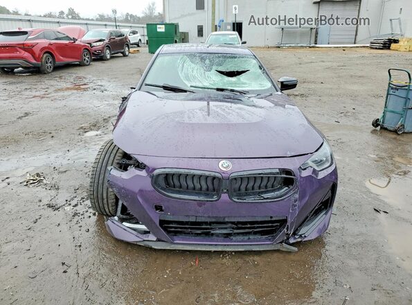 3MW53CM05P8D02602 2023 BMW M2 Purple Widok z przodu