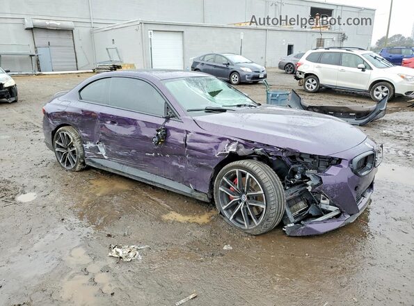 3MW53CM05P8D02602 2023 BMW M2 Purple Przód prawy