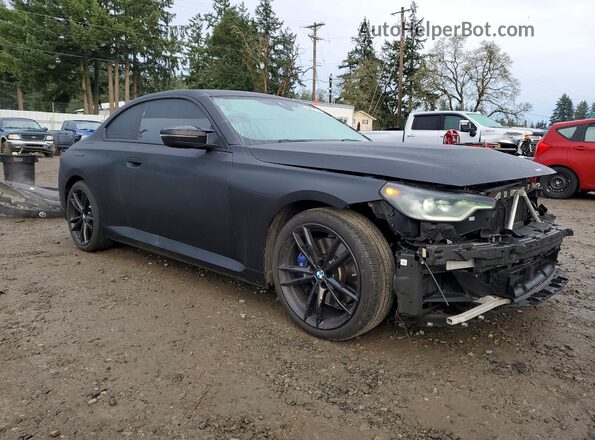 3MW53CM06N8C49132 2022 BMW M2 Black Przód prawy