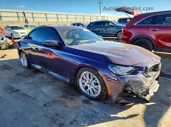 3MW53CM0XP8D23509 2023 BMW M2 Purple Przód prawy