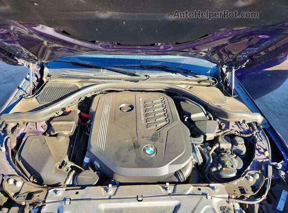 3MW53CM0XP8D23509 2023 BMW M2 Purple Widok wnętrza z tyłu