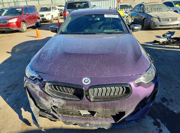 3MW53CM0XP8D23509 2023 BMW M2 Purple Widok z przodu