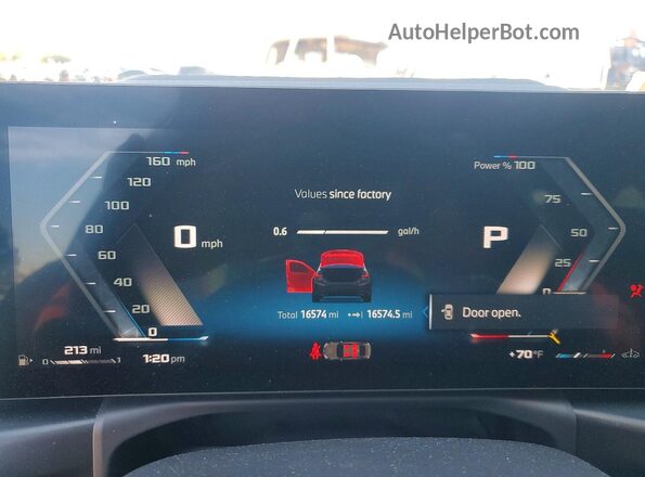 3MW59FT06S8F33681 2025 BMW M3 Черный Вид щитка приборов