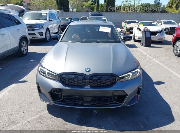 3MW59FT09S8E91569 2025 BMW M3 Gray Widok zestawu wskaźników