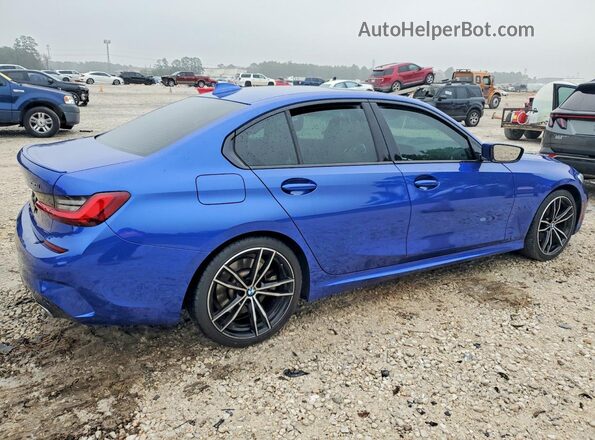 3MW5R1J01N8C53273 2022 BMW 3 SERIES Синий Задняя правая четверть