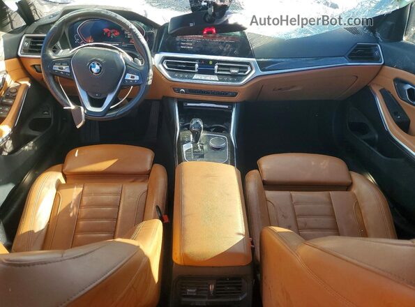 3MW5R1J07M8B84619 2021 BMW 3 SERIES White წინა პანელის ხედი