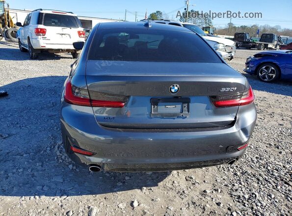 3MW5R1J0XM8C17502 2021 BMW 3 SERIES Charcoal Հետևի տեսք
