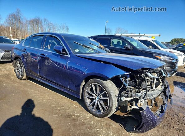 3MW5R7J00M8B87297 2021 BMW 3 SERIES Blue Առջևի աջ