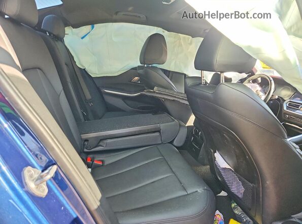 3MW5R7J00M8B87297 2021 BMW 3 SERIES Blue Հետևի նստատեղերի տեսք