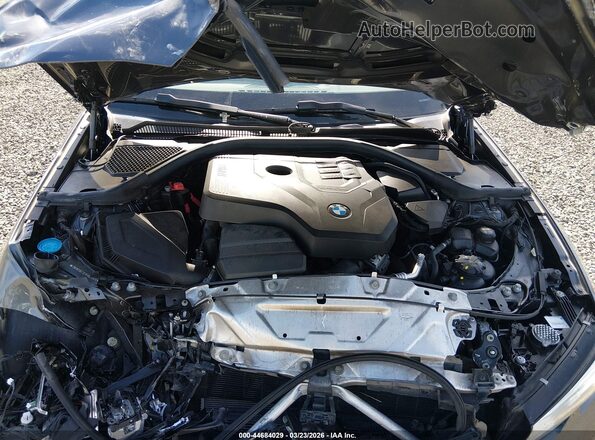 3MW5R7J01M8B74610 2021 BMW 3 SERIES Gray უკანა ხედი