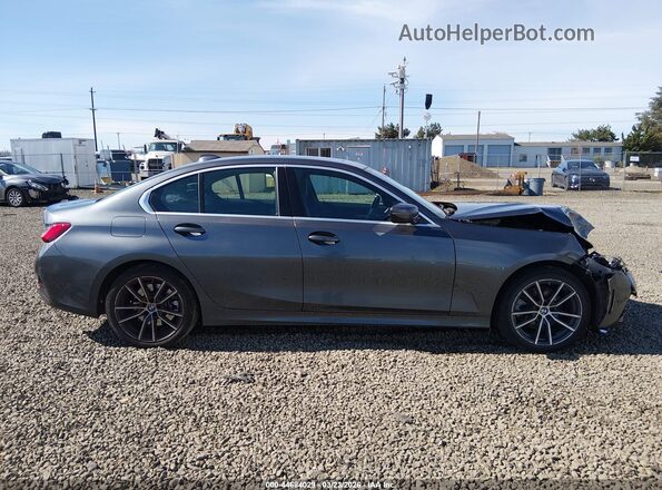 3MW5R7J01M8B74610 2021 BMW 3 SERIES Gray სალონის 360-გრადუსიანი ხედი
