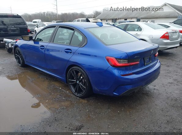 3MW5R7J02M8C19294 2021 BMW 7 SERIES Blue Задня ліва чверть