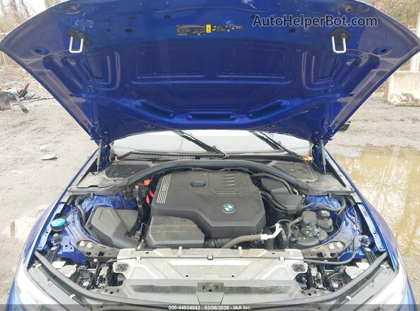 3MW5R7J02M8C19294 2021 BMW 7 SERIES Blue Вид ззаду
