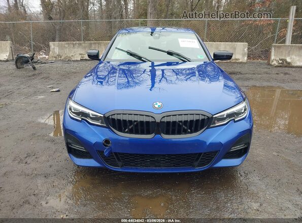 3MW5R7J02M8C19294 2021 BMW 7 SERIES Blue Вид панелі приладів