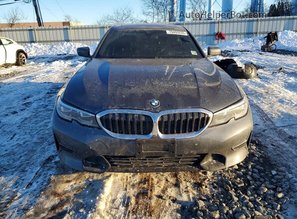 3MW5R7J03L8B11703 2020 BMW 3 SERIES Gray Դիմացի տեսք