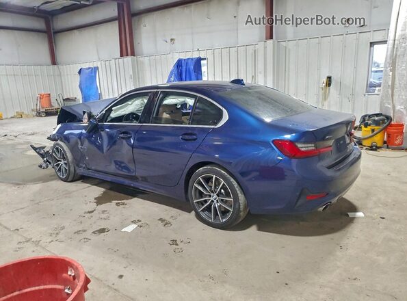 3MW5R7J04L8B04047 2020 BMW 3 SERIES Blue Հետևի ձախ