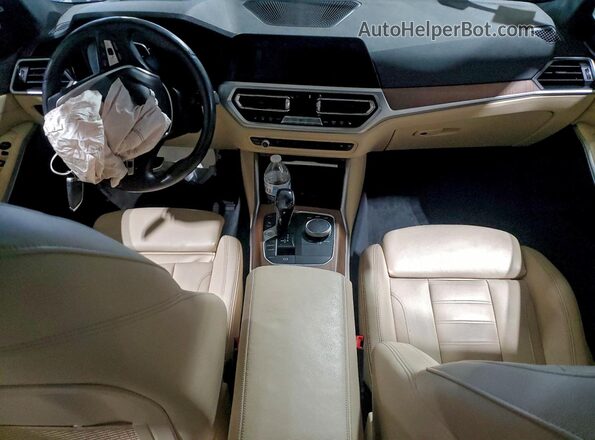 3MW5R7J04L8B04047 2020 BMW 3 SERIES Blue Առջևի վահանակի տեսք