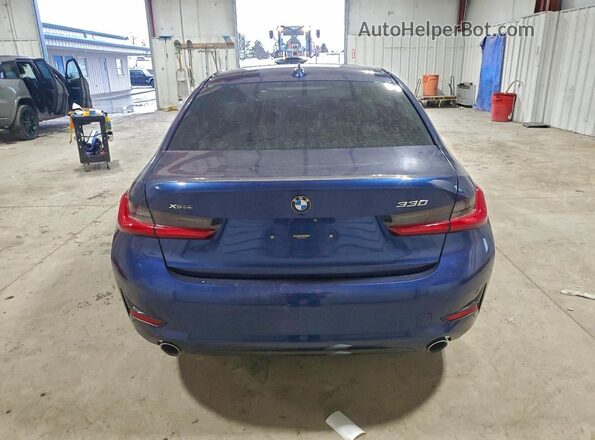 3MW5R7J04L8B04047 2020 BMW 3 SERIES Blue Հետևի տեսք