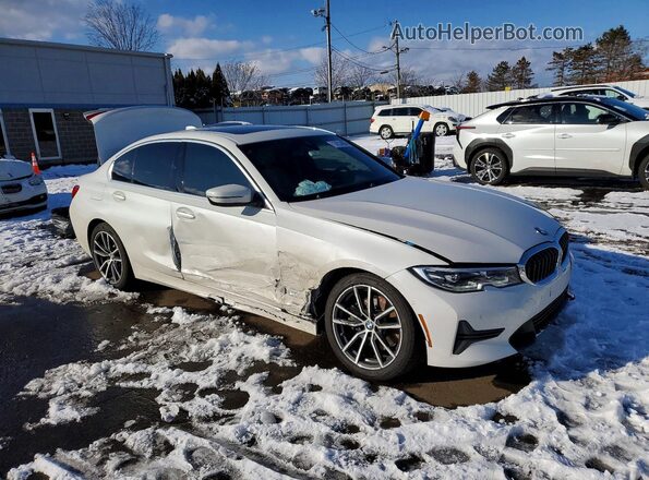 3MW5R7J05L8B19088 2020 BMW 3 SERIES White Przód prawy