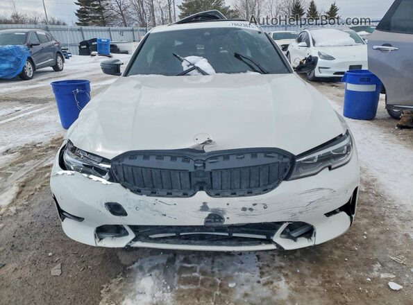 3MW5R7J05N8C29481 2022 BMW 3 SERIES White Front view