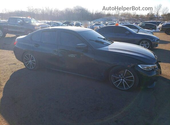 3MW5R7J06L8B20041 2020 BMW 3 SERIES Black წინა მარჯვენა