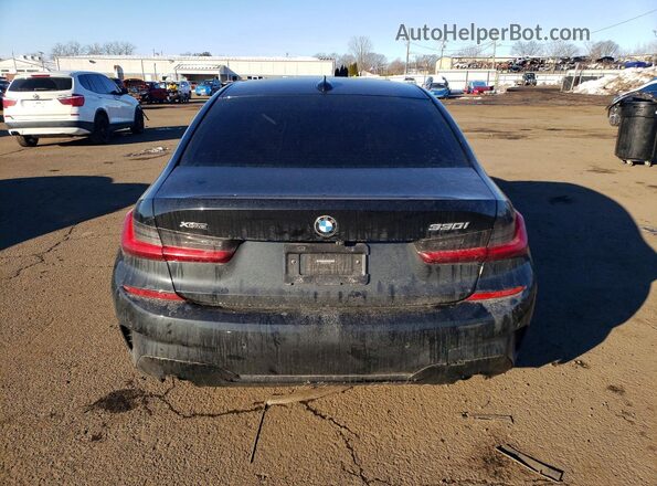 3MW5R7J06L8B20041 2020 BMW 3 SERIES Black უკანა ხედი